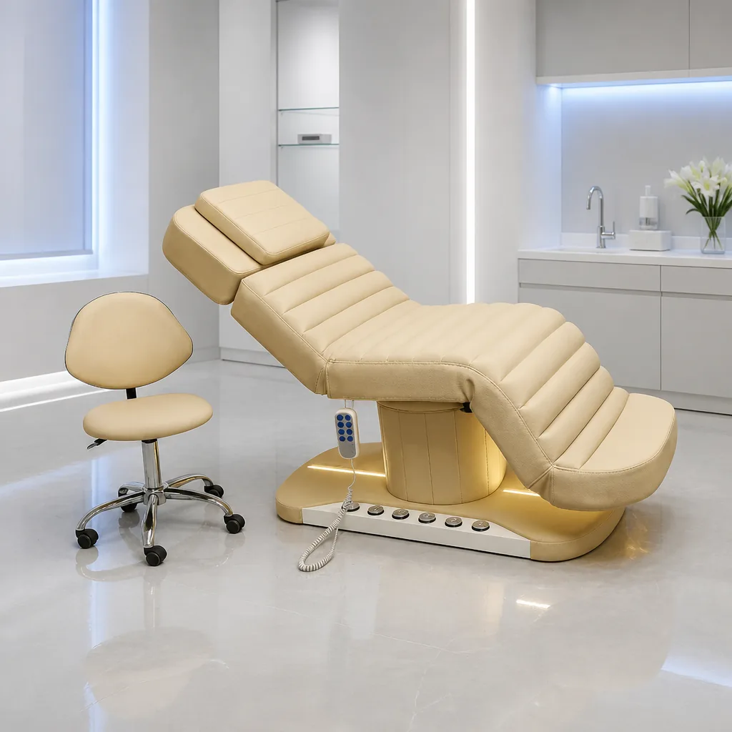 Camilla eléctrica LUMA Premium — color beige